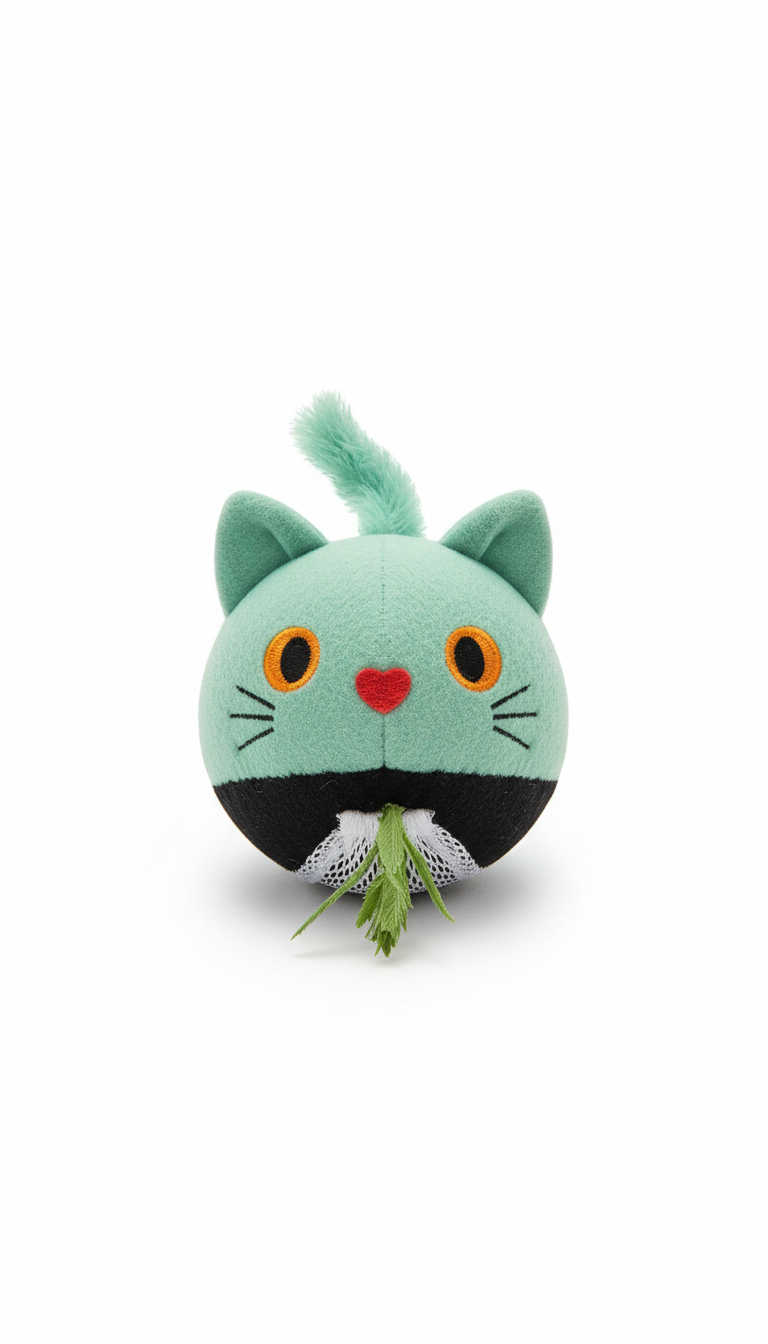 Mint Wobble Cat Toy